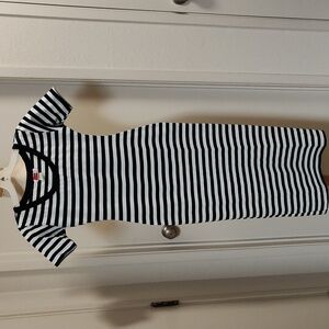 Just In Time Stretch Cotton Striped Dress S
